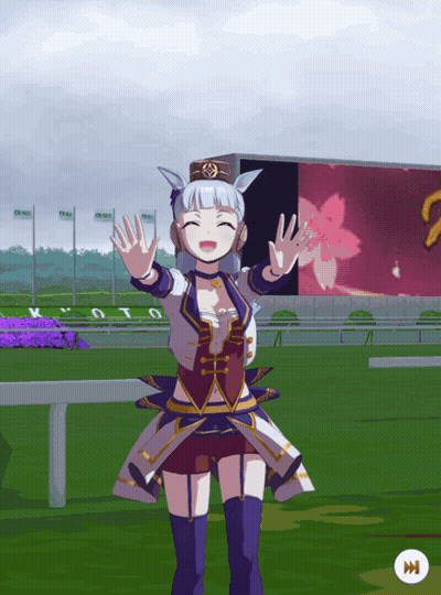 A Cartoon Character Stands In Front Of A Sign That Says Tokyo GIF