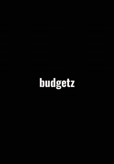 A Cartoon Character Wearing A Black Face Mask With The Word Budgetz Below It GIF