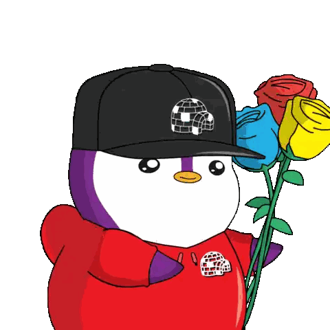 A Cartoon Character Wearing A Black Hat And A Red Shirt Sticker