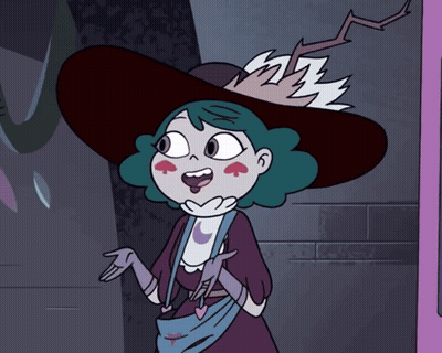 A Cartoon Character Wearing A Hat With A Feather On It GIF