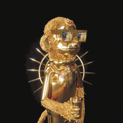 A Cartoon Character Wearing A Helmet And Holding A Knife GIF