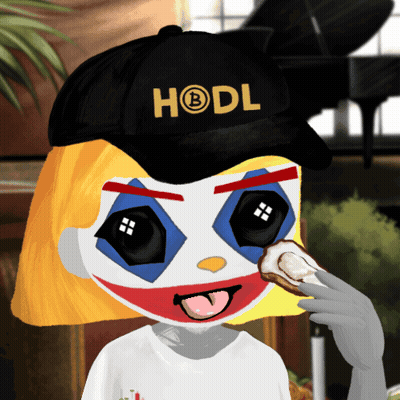 A Cartoon Character Wearing A Hodl Hat GIF