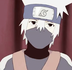 A Cartoon Character Wearing A Mask And A Headband With A Letter G On It GIF
