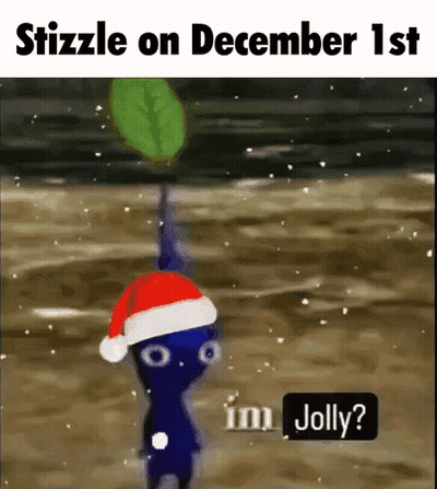 A Cartoon Character Wearing A Santa Hat Is Asking If He Is Jolly GIF