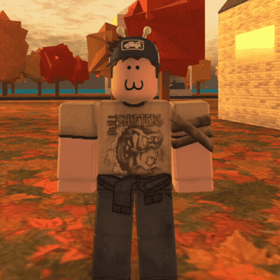 A Cartoon Character Wearing A Shirt That Says Shitters GIF
