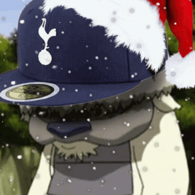 A Cartoon Character Wearing A Tottenham Hat GIF