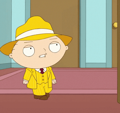 A Cartoon Character Wearing A Yellow Hat And Suit GIF
