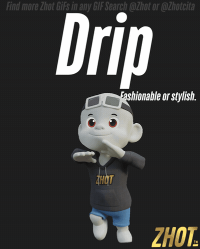 A Cartoon Character Wearing A Zhot Hoodie GIF