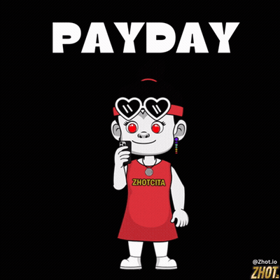 A Cartoon Character Wearing Sunglasses And A Shirt That Says Payday GIF