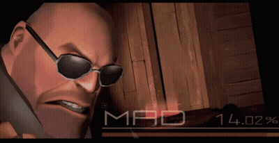 A Cartoon Character Wearing Sunglasses And The Word Mad Behind Him GIF