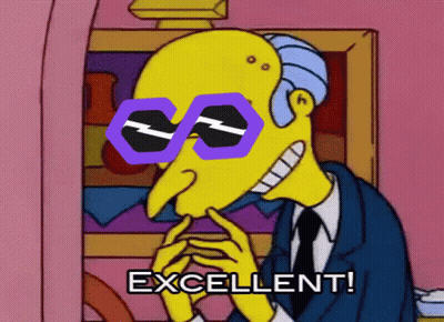 A Cartoon Character Wearing Sunglasses And The Words Excellent GIF