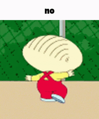A Cartoon Character With A Bald Head And Red Overalls Is Walking . GIF