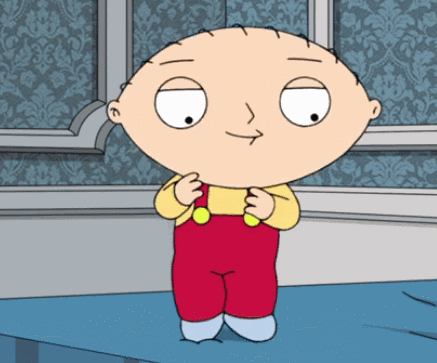 A Cartoon Character With A Bald Head And Red Pants GIF