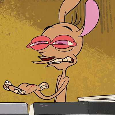 A Cartoon Character With A Bandage On His Arm GIF