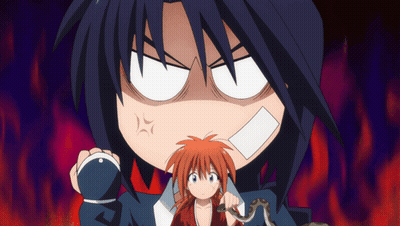 A Cartoon Character With A Bandage On His Face GIF