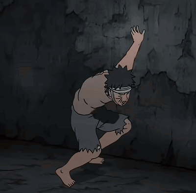 A Cartoon Character With A Bandage On His Head Looks Angry GIF