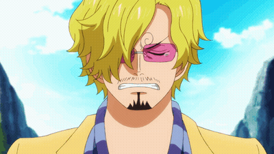 A Cartoon Character With A Beard And Yellow Hair GIF