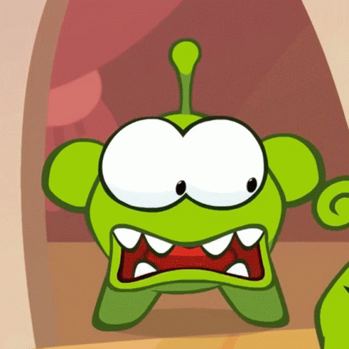 A Cartoon Character With A Big Mouth And Teeth GIF