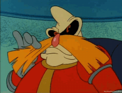 A Cartoon Character With A Big Orange Mustache Is Shown GIF