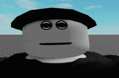 A Cartoon Character With A Black Hat And A Smiley Face GIF