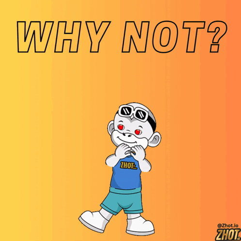A Cartoon Character With A Blue Shirt That Says Zhou On It GIF