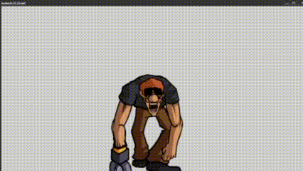 A Cartoon Character With A Boxing Glove On His Arm GIF