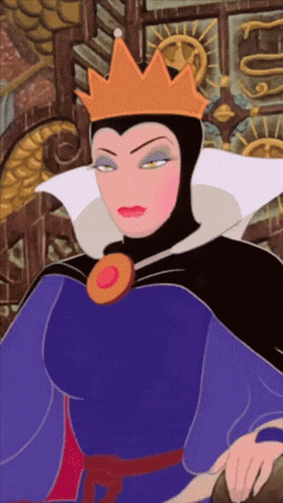 A Cartoon Character With A Crown On Her Head GIF