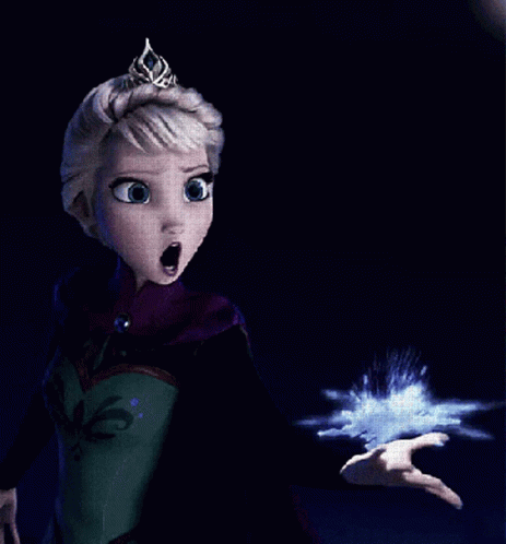 A Cartoon Character With A Crown On Her Head Is Waving GIF