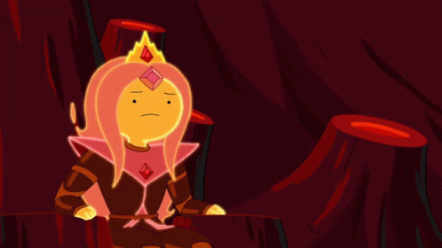 A Cartoon Character With A Crown On Her Head Looks Angry GIF