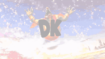 A Cartoon Character With A Crown On His Head Is Flying Through The Air . GIF