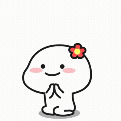 A Cartoon Character With A Flower On His Head Surrounded By Pink Flowers GIF