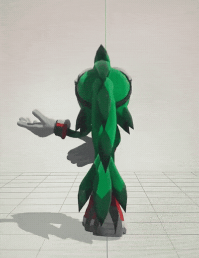 A Cartoon Character With A Green Head And A Yellow Beak GIF