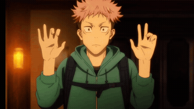 A Cartoon Character With A Green Hoodie And A Backpack Is Giving The Ok Sign GIF