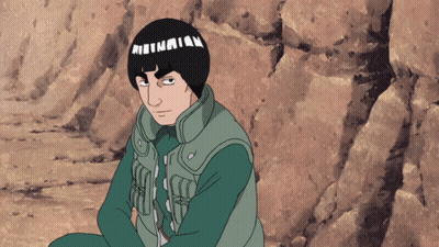 A Cartoon Character With A Green Vest And A Black Headband With The Letters Mtnm On It GIF