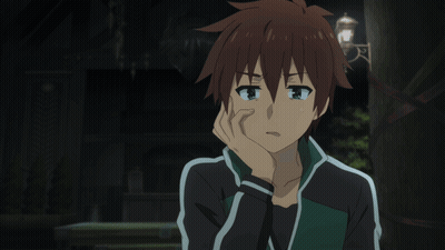A Cartoon Character With A Hand On His Face Looks Serious GIF