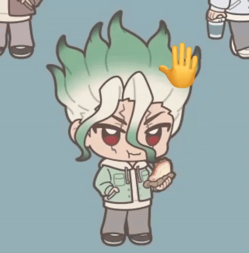 A Cartoon Character With A Hand On His Head Holding A Sandwich GIF