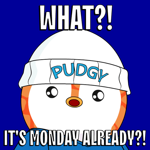 A Cartoon Character With A Hat That Says Pudgy GIF