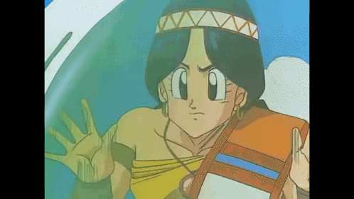 Cartoon Character With Headband Holding Book GIF