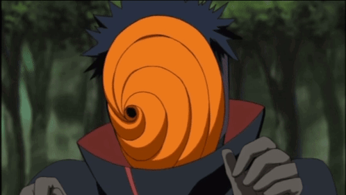 A Cartoon Character With A Mask On His Face GIF