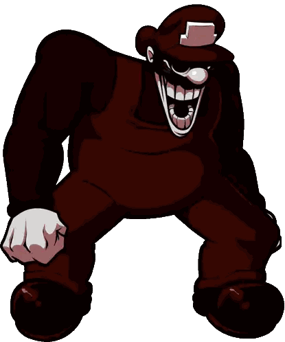 A Cartoon Character With A Mustache And A J On His Hat Sticker