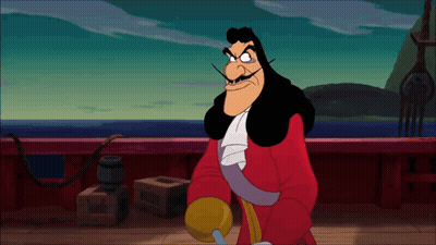 A Cartoon Character With A Mustache Is Standing On A Ship GIF