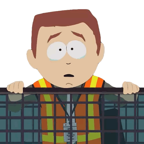 A Cartoon Character With A Name Tag That Says ' Eee ' On It Sticker