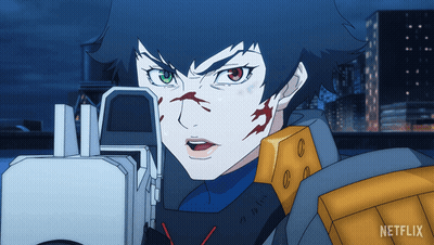 A Cartoon Character With A Netflix Logo On The Bottom GIF