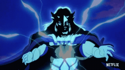 A Cartoon Character With A Netflix Logo On The Bottom Right GIF