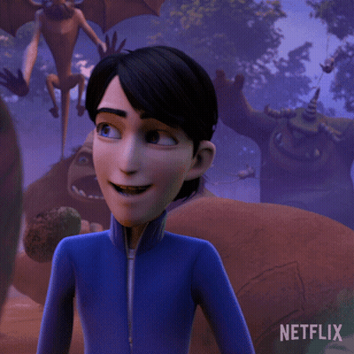 A Cartoon Character With A Netflix Logo On The Bottom GIF