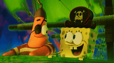 A Cartoon Character With A Pirate Hat On GIF