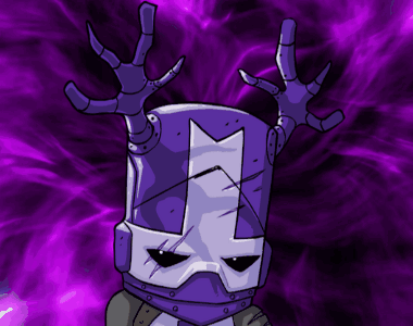 A Cartoon Character With A Purple Background And A Purple Light GIF