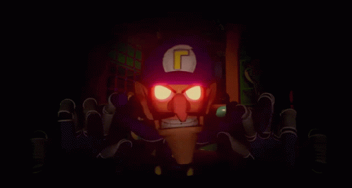 A Cartoon Character With A Purple Hat And A Yellow Letter L On It GIF