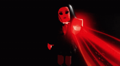 A Cartoon Character With A Red Face And Black Hair GIF