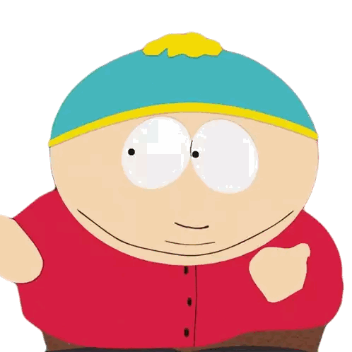 A Cartoon Character With A Red Shirt And A Blue Hat Is Smiling GIF